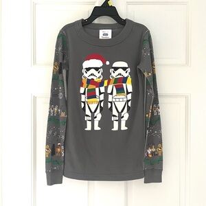 Hanna Andersson Star Wars Holiday PJ Top Size 8 (130 cm)